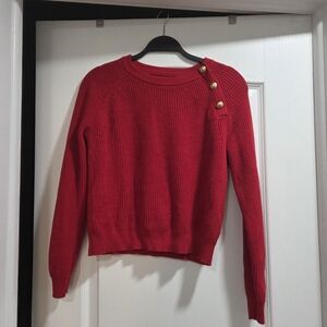 J. CREW - RED SWEATER - WOMEN'S SIZE SMALL